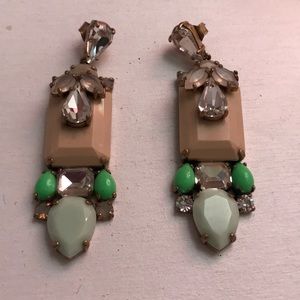 J. Crew statement earrings